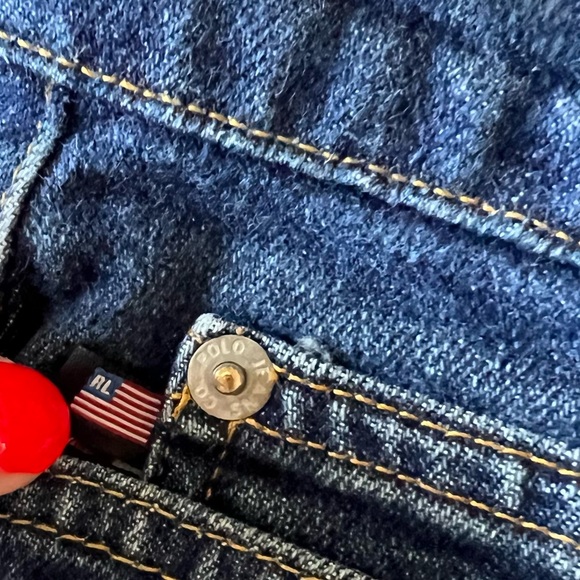 Ralph Lauren Classic Stretch Straight Jeans in Blue Medium Wash • 4 x 29” Inseam - Picture 7 of 8